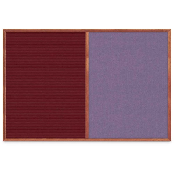 Slim Style Indoor Enclosed Corkboard, 30